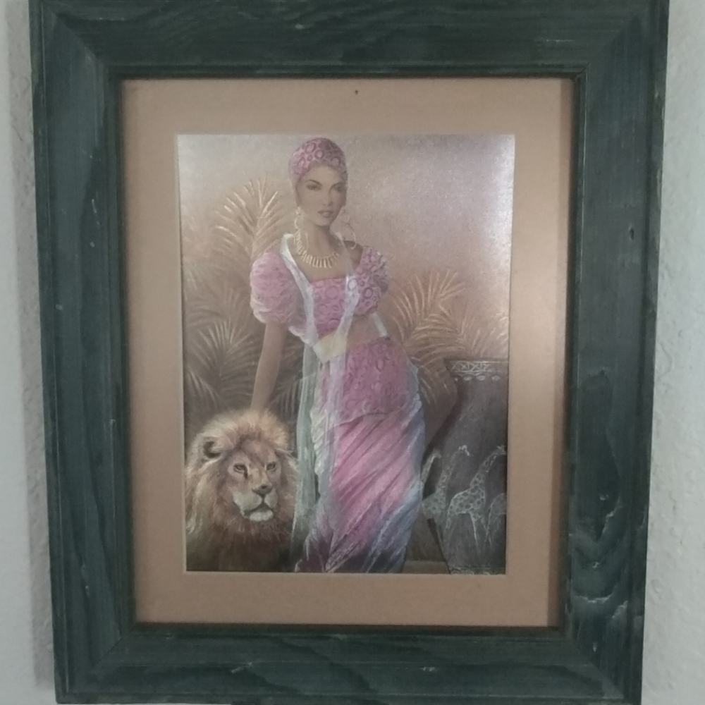 Super Cool African Queen Framed Art